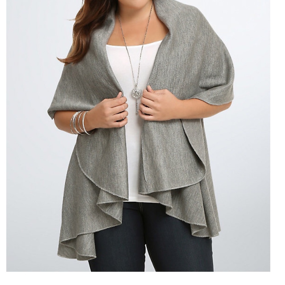 CIRCLE OPEN DRAPE VEST